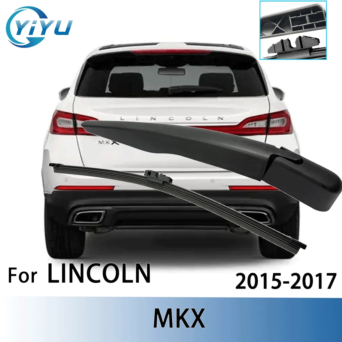 1/2PCS Rear Windscr…