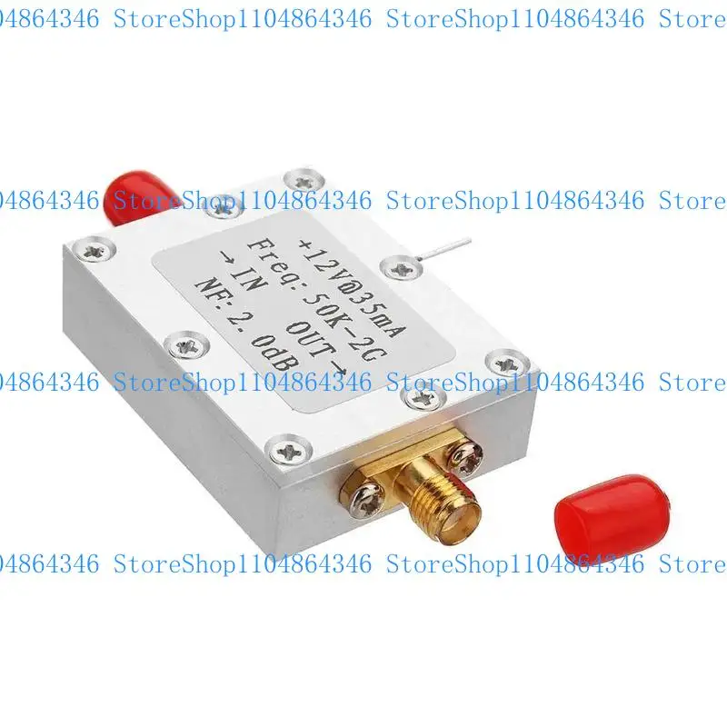 5ASD RF Amplifier 50K-2GHz Low Love Amplifier Sciper Recever Broadband 31dB ربح