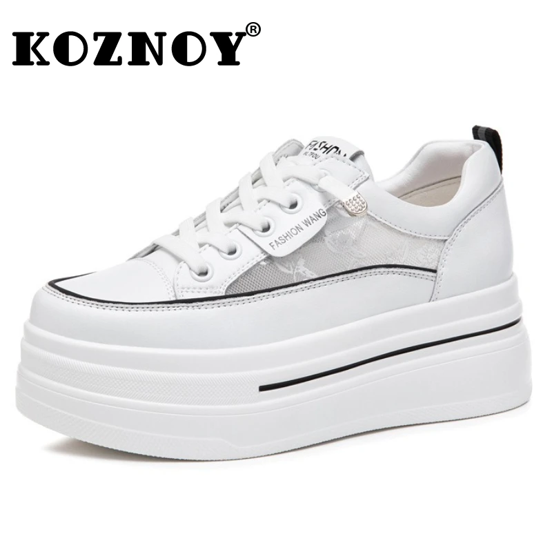 

Fujin 7 см из микрофибры с воздушной сеткой, женская дышащая вулканизированная обувь, массивные кроссовки, вулканизированная платформа, скейтборд на танкетке