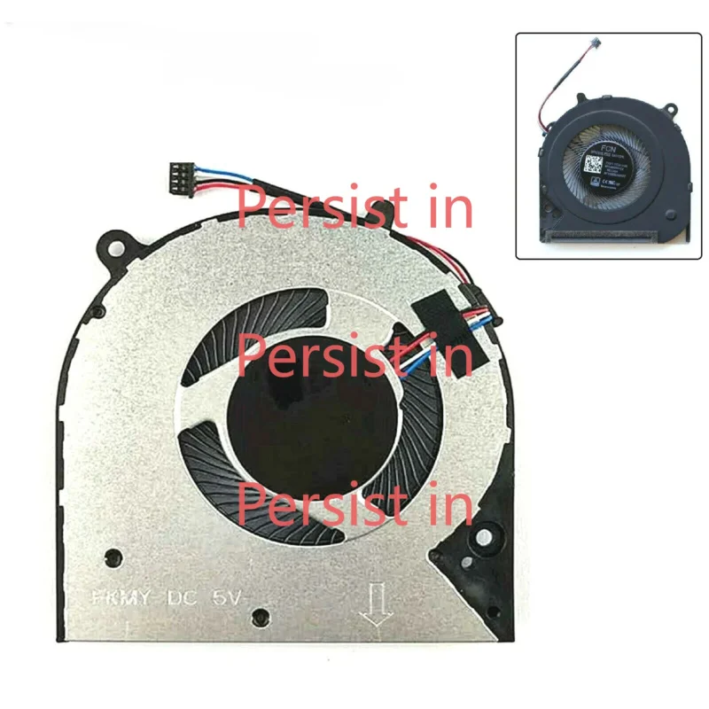 CPU cooling fan for HP 14s-dk 14s-dp 14s-cf TPN-I130 TPN-I135 4-pin