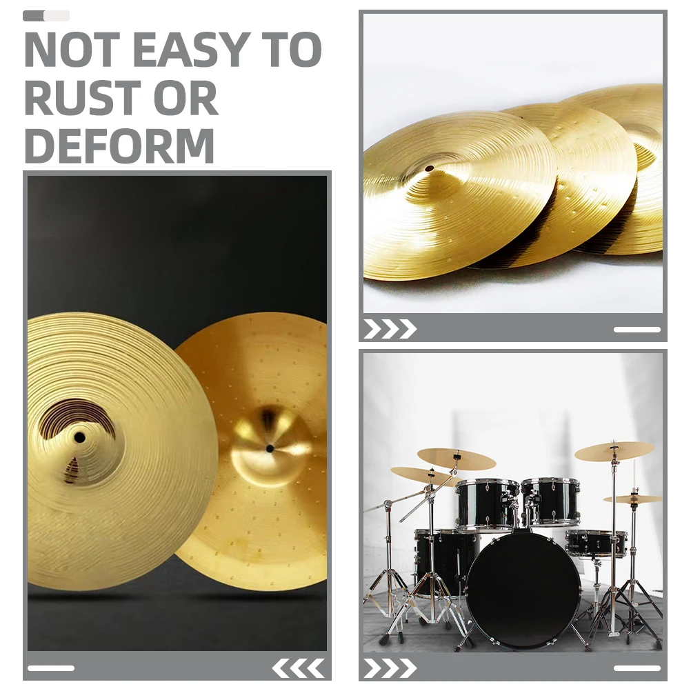 

Cymbal Set Metal for Drums Crash Cymbals Alloy Splash Brass Replacement Snare Accessories
