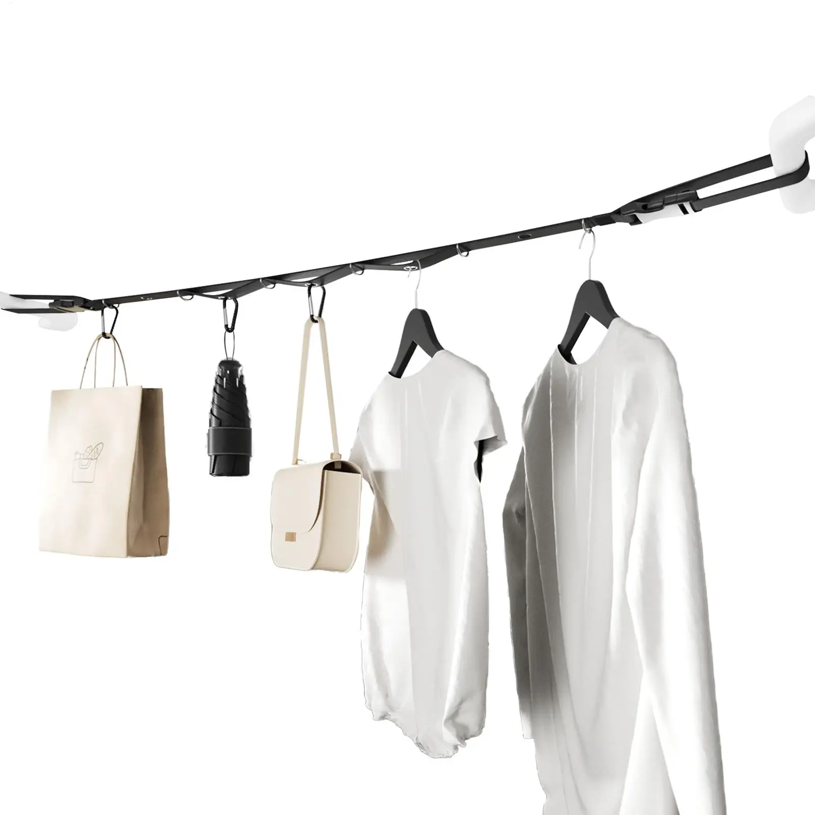 Clothes Hanger For Car Vehicle Laundry Line Road Trip Clothes Line For Road Trips Outdoor Enthusiasts Camping Beach Business