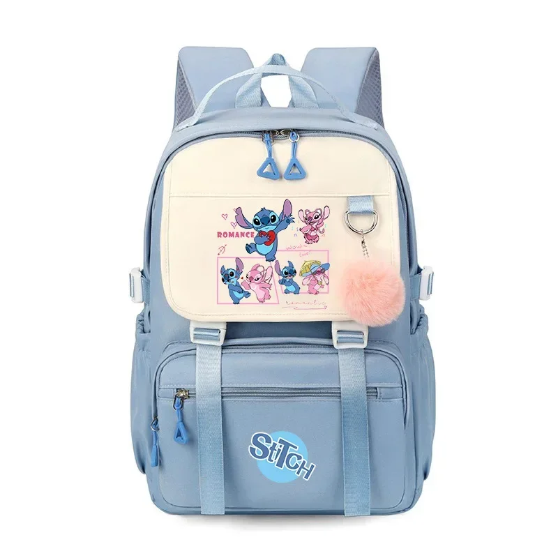 2024 New Stitch Innovate Printed Schoolbag Primary School Junior High School Students Backpack Large-capacity Leisure Backpack