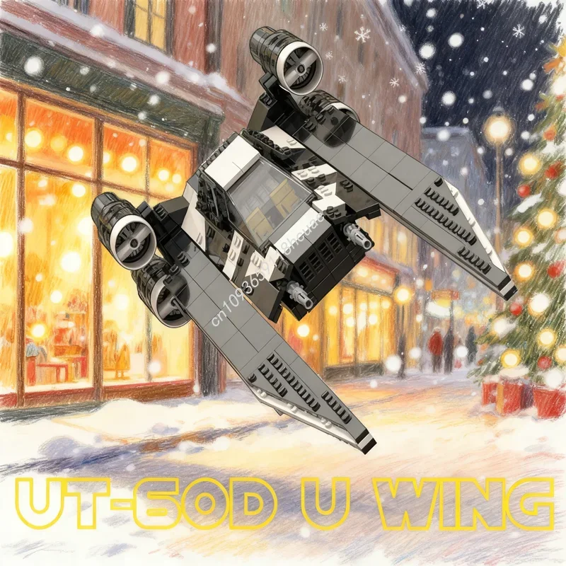 

898pcs MOC UT U Wing Partisan Star Battle Model Building Blocks Christmas Gift Construction Assemble Creative Education Toy Idea