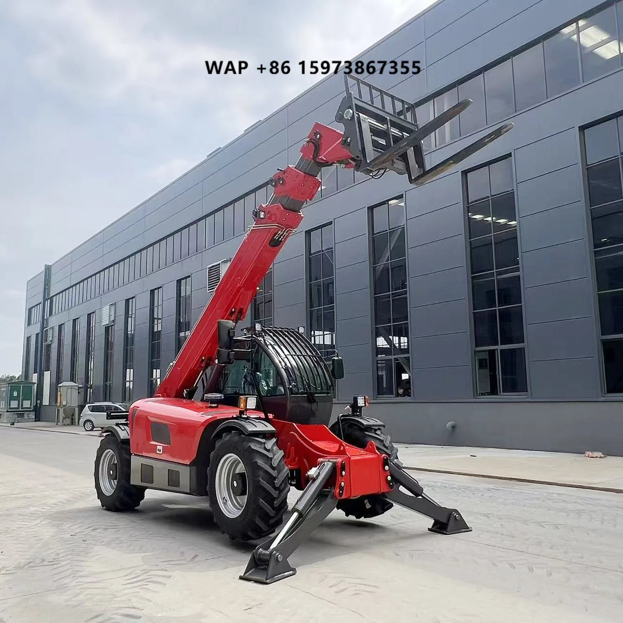 China Manufacturer Mini Telehandler Telescopic Forklift Compact Front Shovel Boom Small Telehandler Telescopic Loader