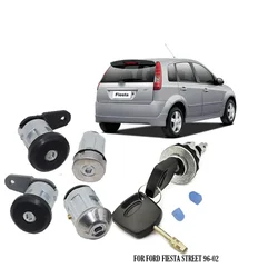 FOR FORD FIESTA STREET 96-02 DOOR LOCK SET LOCKSET IGNITION BARREL & PETROL CAP & BOOT 96FGA22050CG 96FG-A22050-CG