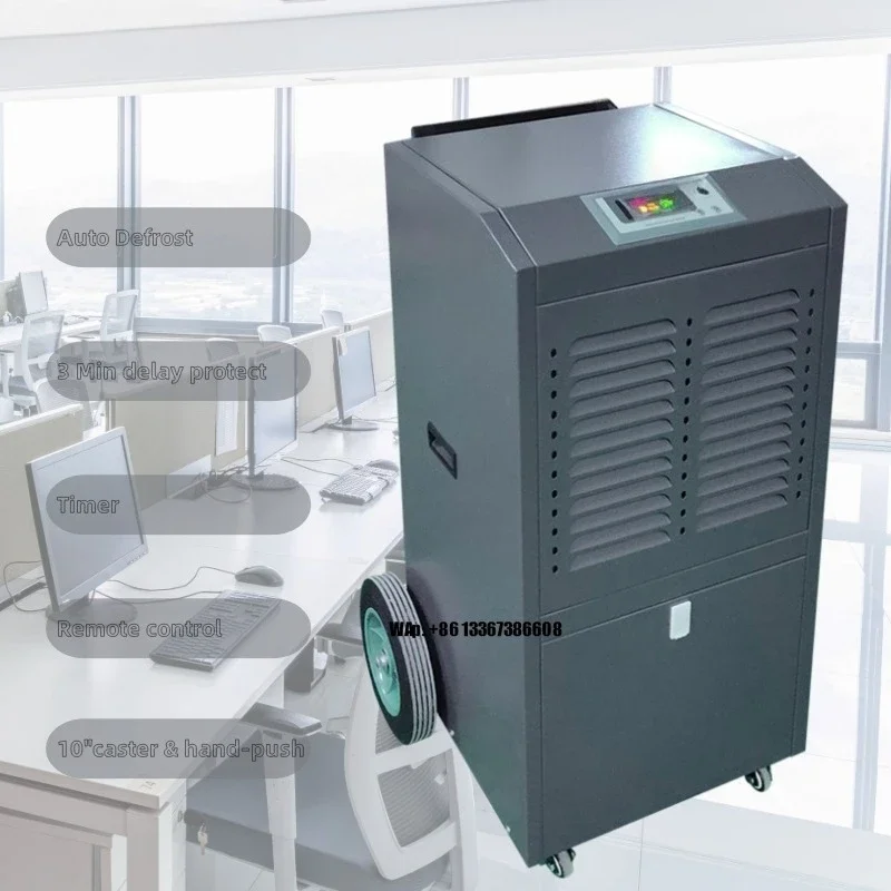 90l Dehumidifier  Dehydrator Industrial Desiccant Dehumidifier Dehumidification Capacity 50-100 Liters Per Day