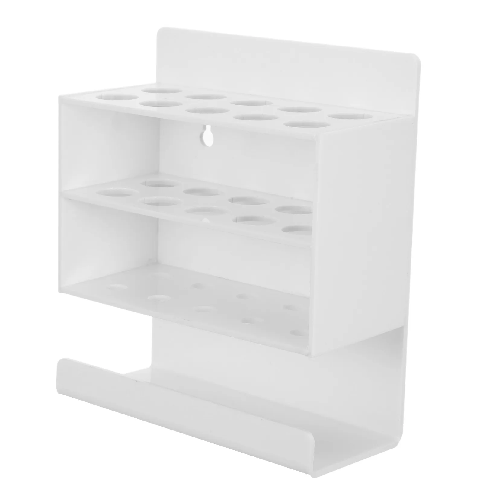 

Pen Holder for Whiteboard Acrylic Marker Organizer Case Compact Desktop Storage Box for Office School Refrigerator Use