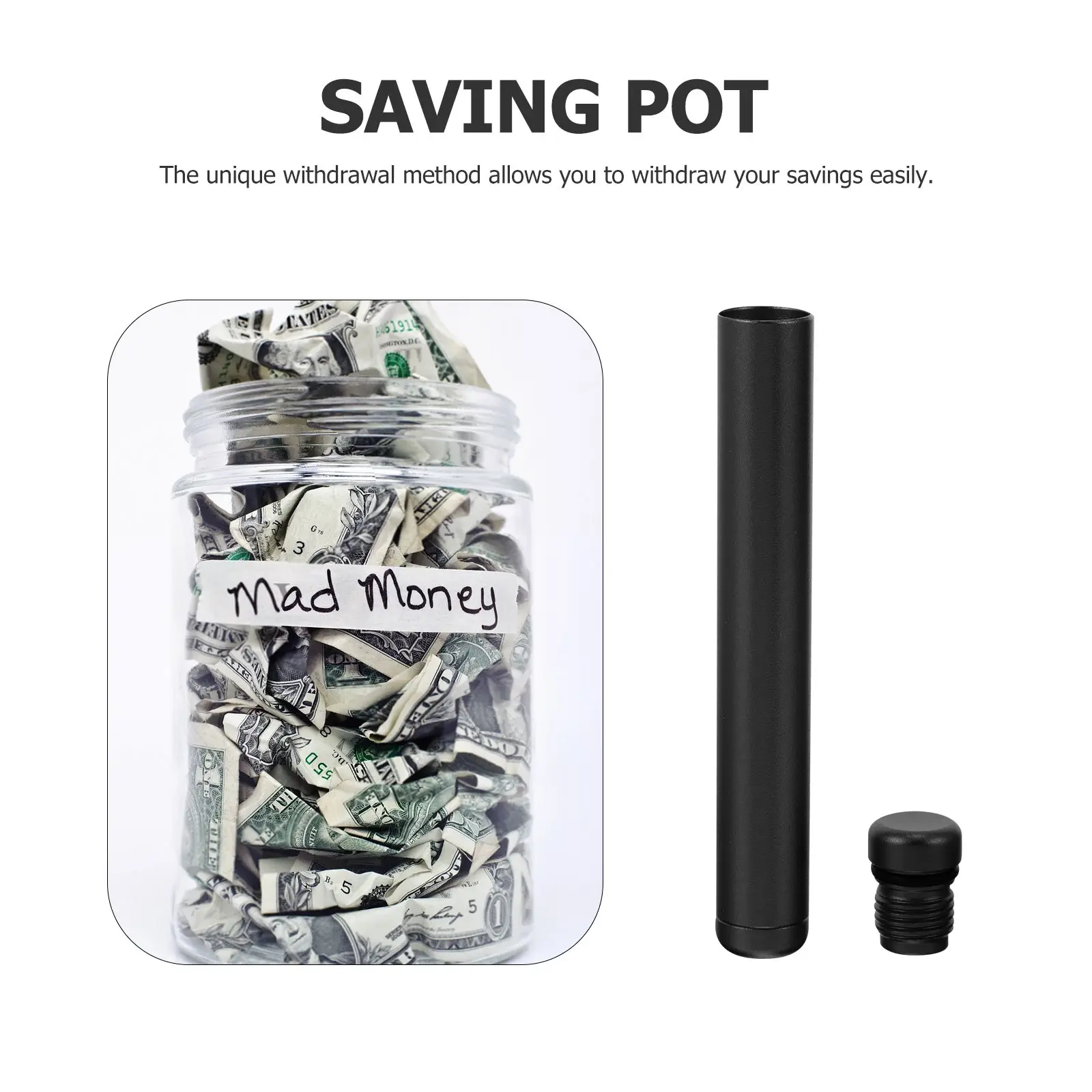 حاوية نقود من سبائك الألومنيوم، حاوية مجوهرات صغيرة سوداء، صندوق تخزين آمن خفيف الوزن للمجوهرات النقدية