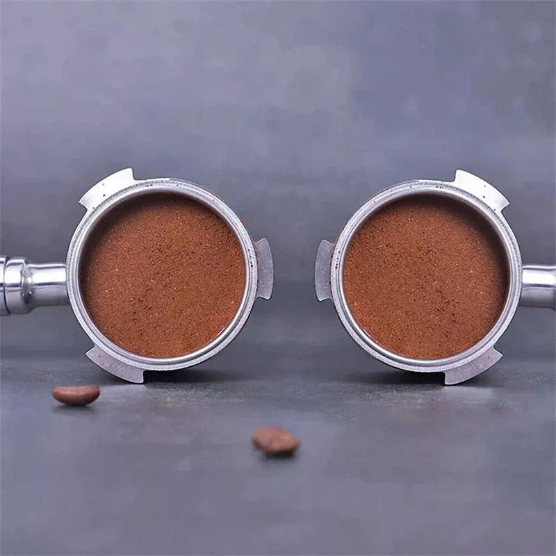 51mm Solid Beech Wood Handle Coffee Bottomless Portafilter For Replacement Filter Basket Barista Accessories Brown/Black/Beige view 5