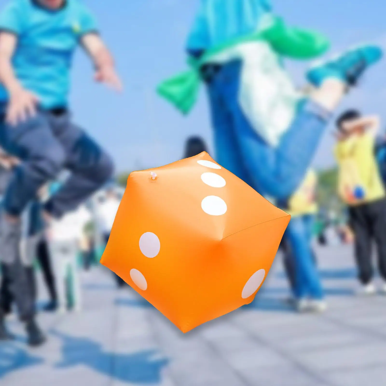 Inflate Dice Games Props Dice Novelty 11.81 inch,Blows up Dice,PVC Large Inflatable Dice for Broad Game Lawn Game Pool Party