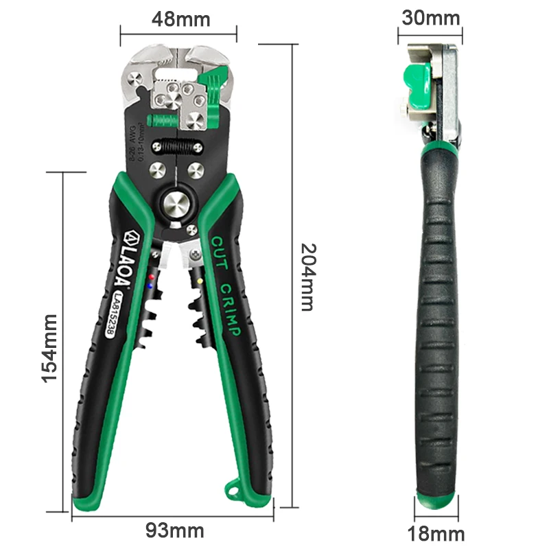 Automatic Wire Stripper with Built-in Springs New Type Electrician Cable Cutting Tool Crimping