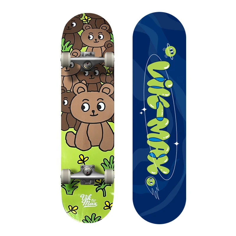 Skateboards Ontworpen Voor Beginnende Kinderen, Oem Custom Canadese Esdoorn Deck Skateboards, Groothandel Professionele Prijzen