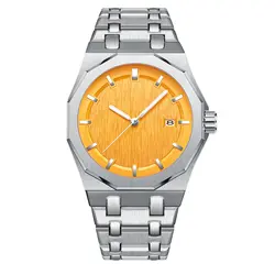 Relojes para hombre, diseño de moda deportiva clásico, movimiento de cuarzo, acero inoxidable, 30M, resistente al agua, reloj de pulsera informal, reloj elegante para regalo