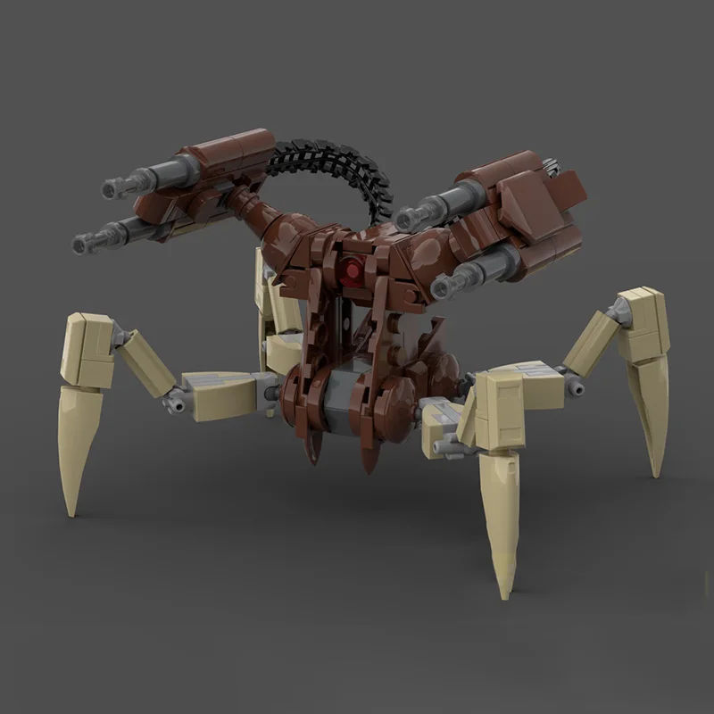 601 PCS Space War Model Obscure Droid Pack 2 MOC Customize Modular Building Block Simple Design Popular DIY Assembly Toy Gift