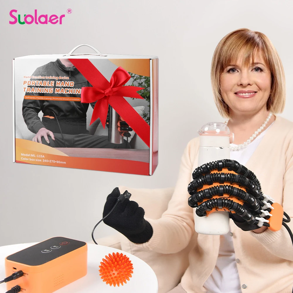 

Портативный тренажер для рук, гемиплегия, реабилитационный тренажер для пальцев, инсульт, функция рук, упражнения, робот, перчатки, подтяжки, поддерживает кость