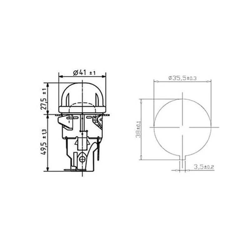 2Set E14 High Temperature Resistance 300 Celsius 250V 25W Oven Lamp,Oven Lamp Holder,Oven Lighting Lamp Head-AA26