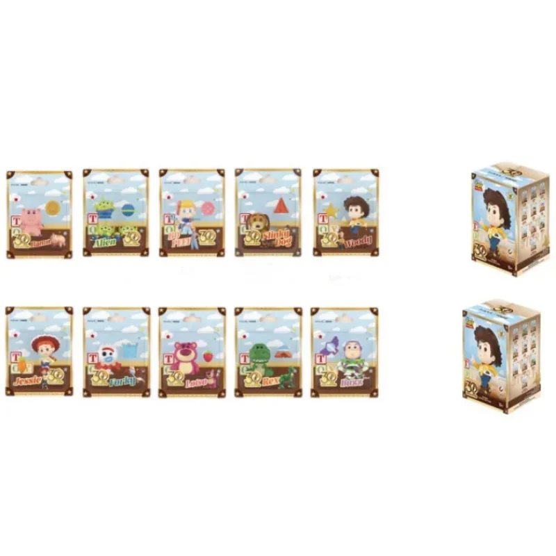 

2025 New Original Disney Pixar Toy Story Infinite Playfulness Series Blind Box Collectible Figures Trendy Toys Keychain Gifts