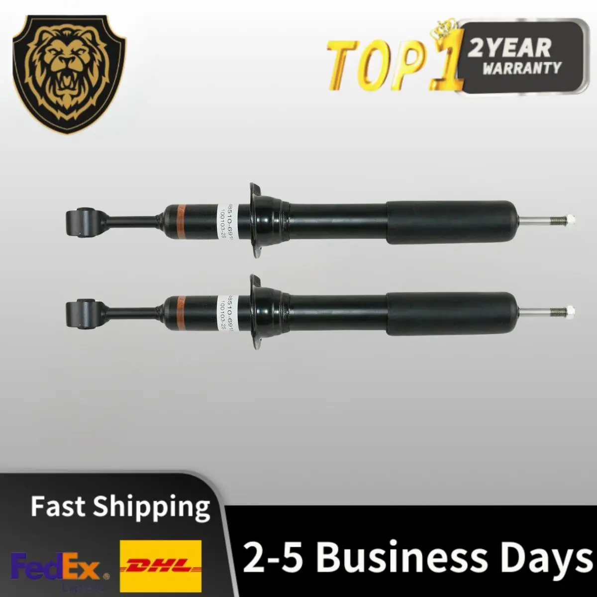 

2x Front Hydraulic Shock Absorbers Fit Toyota Land Cruiser Prado Lexus GX470 120