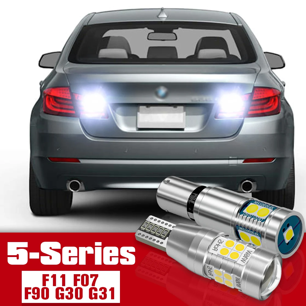 

2pcs LED Accessories Reverse Light Bulb Lamp For BMW 5 Series F11 F07 G30 F90 G31 2009 2010 2011 2012 2013 2014 2015 2016 2017