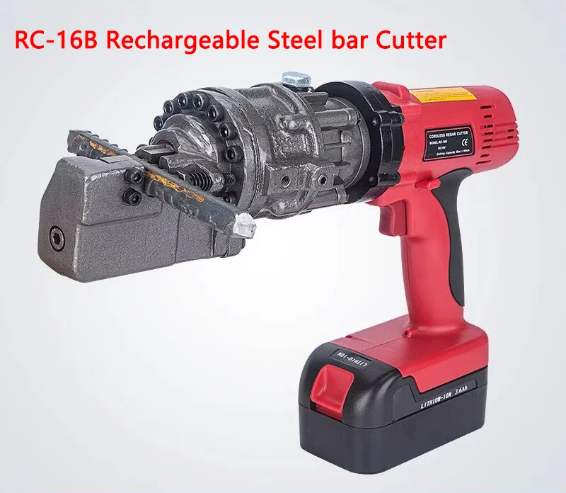 RC-16B Rechargeable Reinforcement Cutting Machine Portable Electric Hydraulic Reinforcing bar Cutter High Altitude Steel Cutter — купить у AliExpress WW