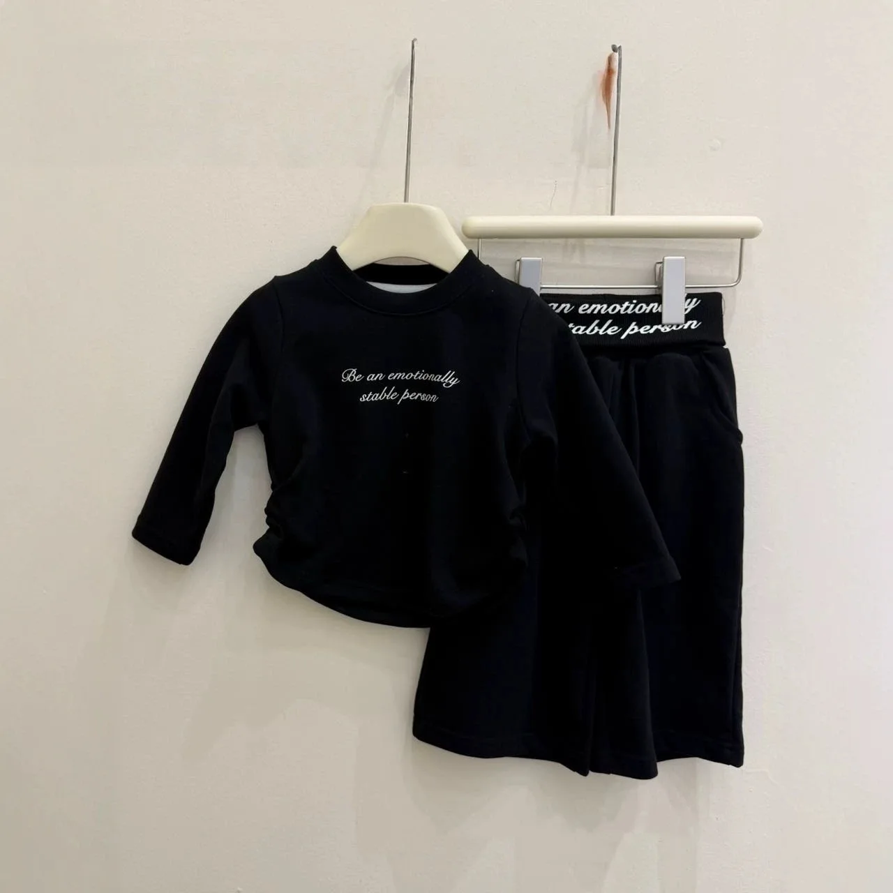 2026 Autumn New Children Long Sleeve Casual Clothes Set Fashion Girls Letter Sweatshirt + Harem Pants 2pcs Suit Toddler Outfits