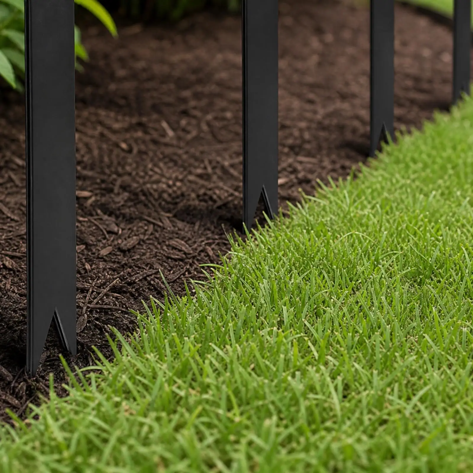 Landscape Border Joining Stake Heavy Duty Steel Connector Clip for Lawn Edging Flower Bed