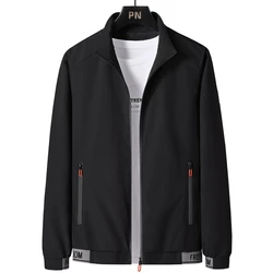 Casual Slim Baseball Jacket Latest Spring and Autumn Fashion High Quality Men's Jacket Aviator Stand Collar Jacket for Men