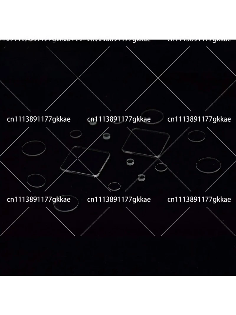 5pcs Infrared Transparent Quartz Glass Plate High Temperature Resistant Optical Sight Glass Window
