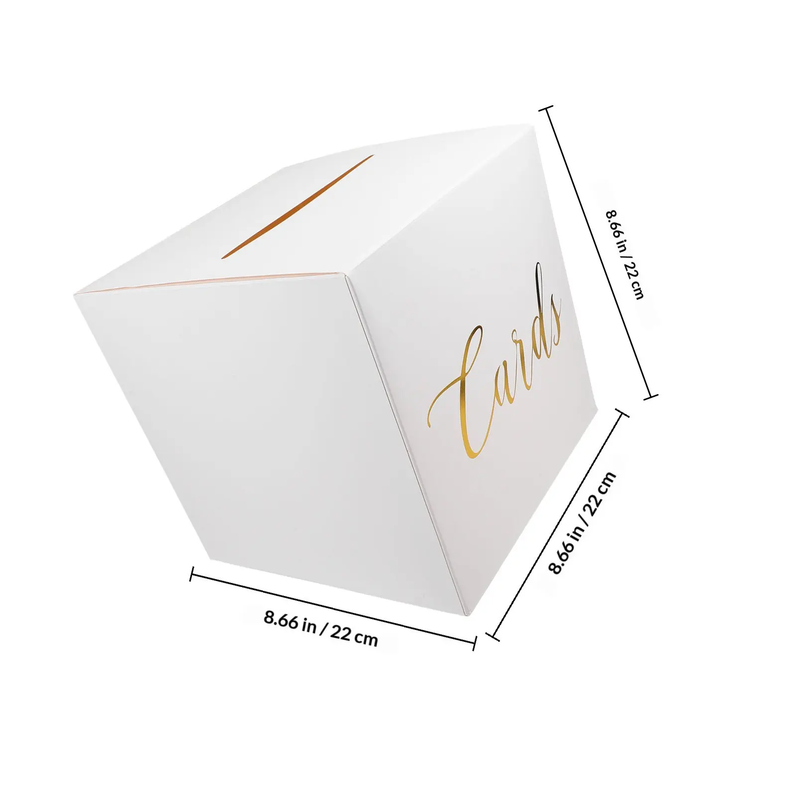 1Set Wedding Card Box Reusable Paper Money Gift Box for Wedding Ceremony Cards Envelopes Thank You Notes Graduation Shower view 4