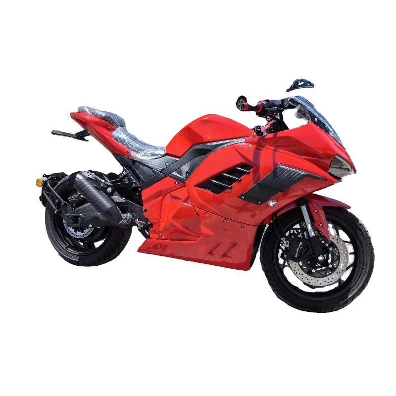 2025 Il più nuovo motore a catena media ad alta velocità ad alta velocità 7000W 72V Velocità del motociclo elettrico per adulti 160KM / h