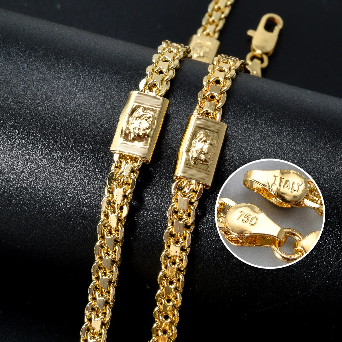 24:00 Restoration of Original Price · New Men's and Women's Necklace Bracelet Portrait Square Brand Rock Hip Hop Party Gifts