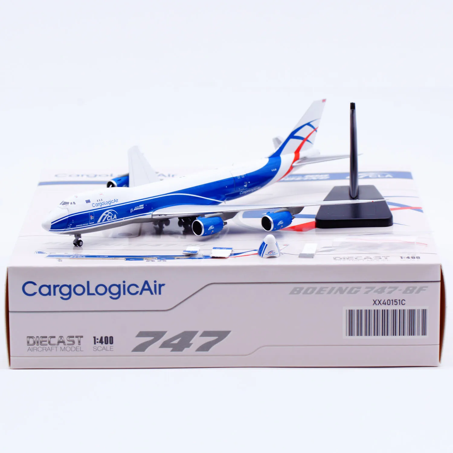 

Коллекционная модель самолета из сплава XX40151C JC Wings 1:400 CargoLogic Air Boeing 747-8F [Интерактивная серия] Литая под давлением модель самолета G-CLAB
