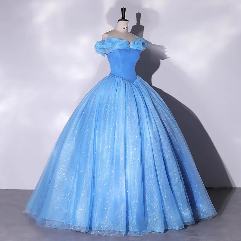 Dream evening dresses on the runaway princess puffy skirts vocal art exam dress temperament adult gift photography for menstruat