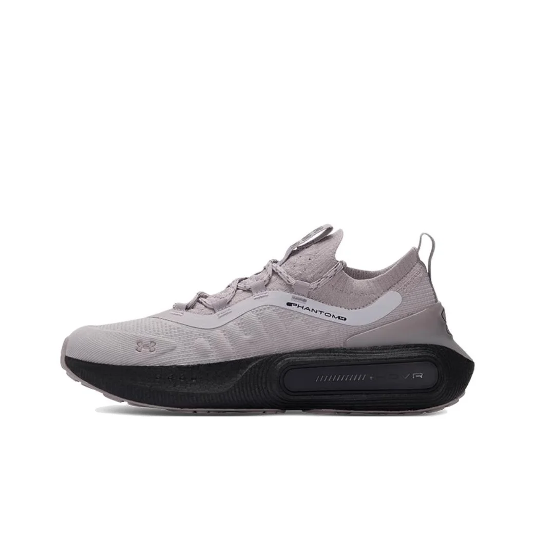 Under Armour Phantom 4 Abrasion Resistant Low top Casual Shoes Men's Gray Purple 3027593-103