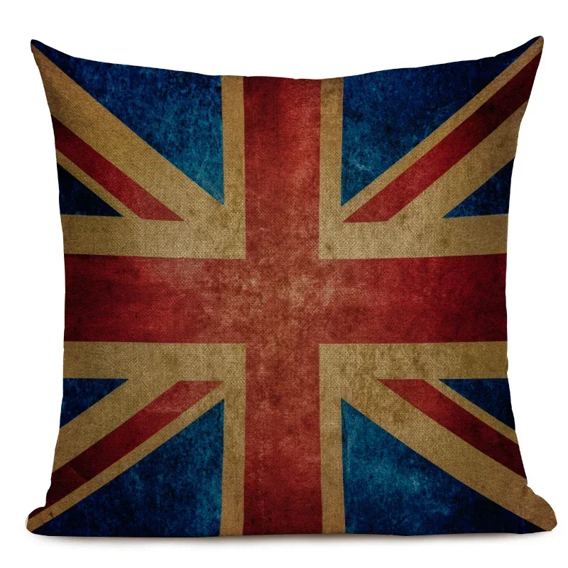 Stripe usa English union jack American Flag Throw Pillow Cases 45Cmx45Cm Square Top King Size Bed Printing Cushions Pillow