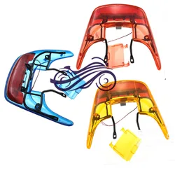 Motorcycle Accessories for HONDA DIO AF27 AF28 scooter paint Transparent Rear wings Rear spoiler taillight Bracket rear shelf