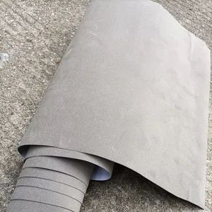 Nhiễu Velvet Vải Vinyl Vinyl Wrap Sticker, Phim nhung tự dính để tạo kiểu xe, Đen và Đỏ, Chất lượng cao cấp, 50*200cm 10 Tiết kiệm tự bán hàng chính - №4