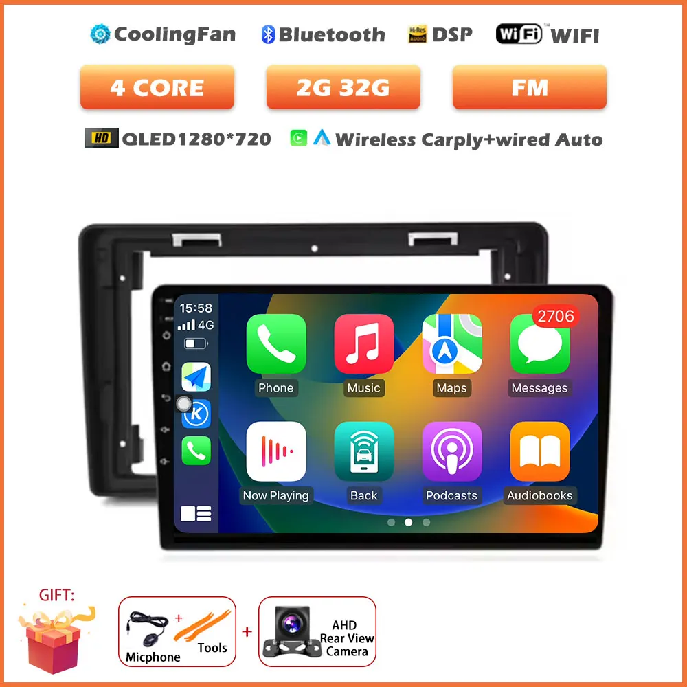Android 16 Auto Voor Citroen C2 C3 2001-2010 Auto Radio Multimedia Speler Video GPS Navigatie Carplay Touchscreen Stereo gereedschap