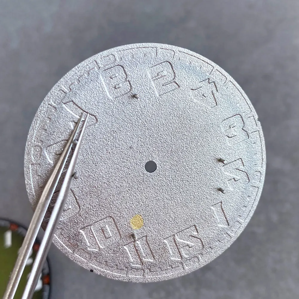 40.4mm Aydınlık Yeşil Mavi Siyah Sarı İzle Kadran El Fit ETA 2824 PT5000 NH35 NH36 Otomatik Hareket Dalış Erkekler İzle Parçaları