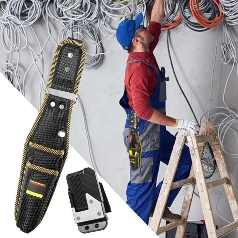 

Tool Pouch With Belt Clip Small Tool Pouch With Belt Clip Multifunctional Utility Holder Work Organizer For Construction Workers