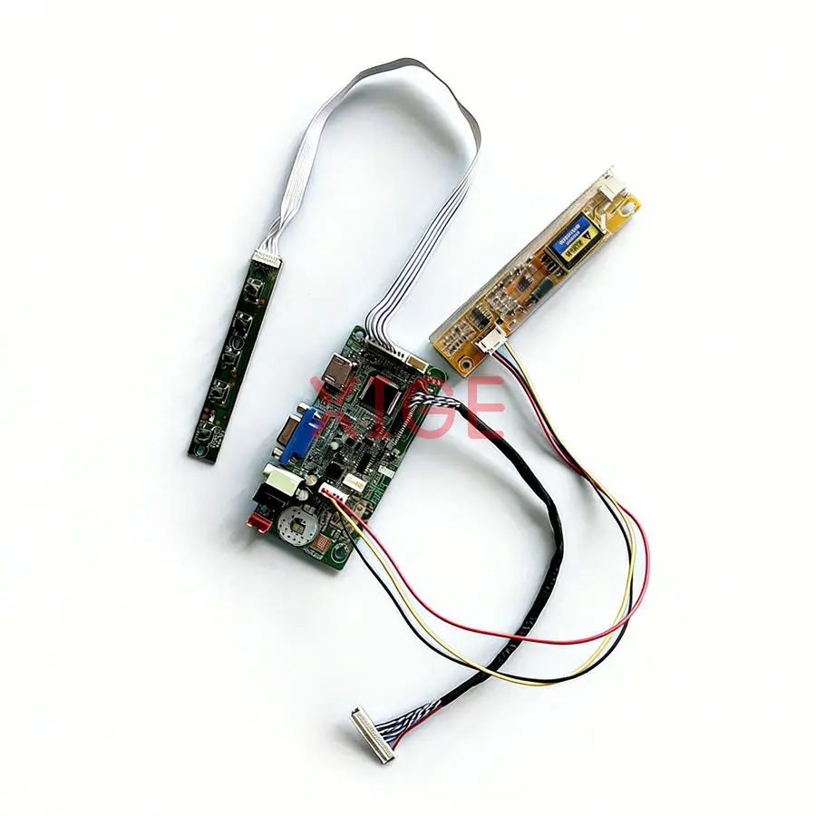 

Плата привода контроллера ЖК-монитора подходит для QD14XL19 QD14XL12 QD14XL07 QD14XL20 1024*768 1024x768 1-CCFL LVDS 30-контактный комплект HDMI + VGA DIY Kit