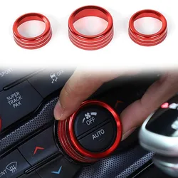 AC Knobs Air Conditioner Switch Button for 2015-2021 Dodge Challenger Charger Chrysler 300 300s, for 2013-2018 Ram,3pcs