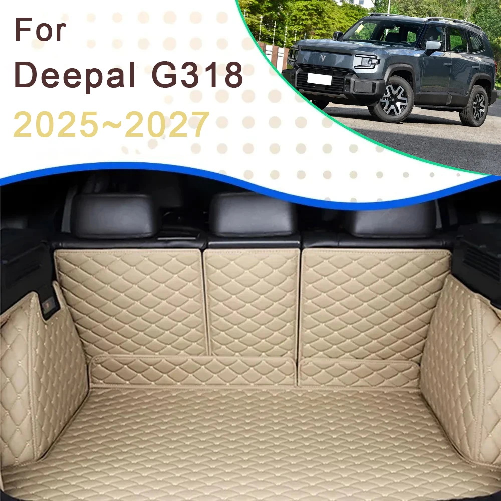 Car Trunk Cargo Liner For Deepal G318 C318 2025 2026 2027 5seat Waterproof Rug Rear Boor Mat Carpet Storage Pad Auto Accessories