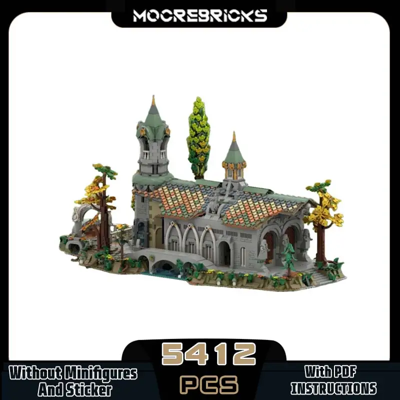 

Famous Movie Classic Serie Horse Stables MOC Building Blocks Film Scene Architecture Technology DIY Bricks Model Toy Xmas Gifts