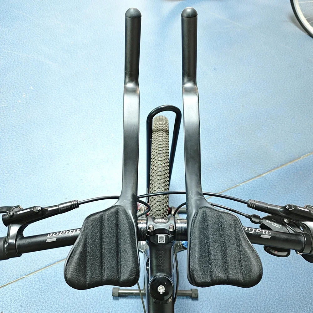 BALUGOE Langstrecken-Rennrad Carbon-Faser MTB TT Lenkerstütze 31,8-22,2MM Universal Rundrohr – Detail 2