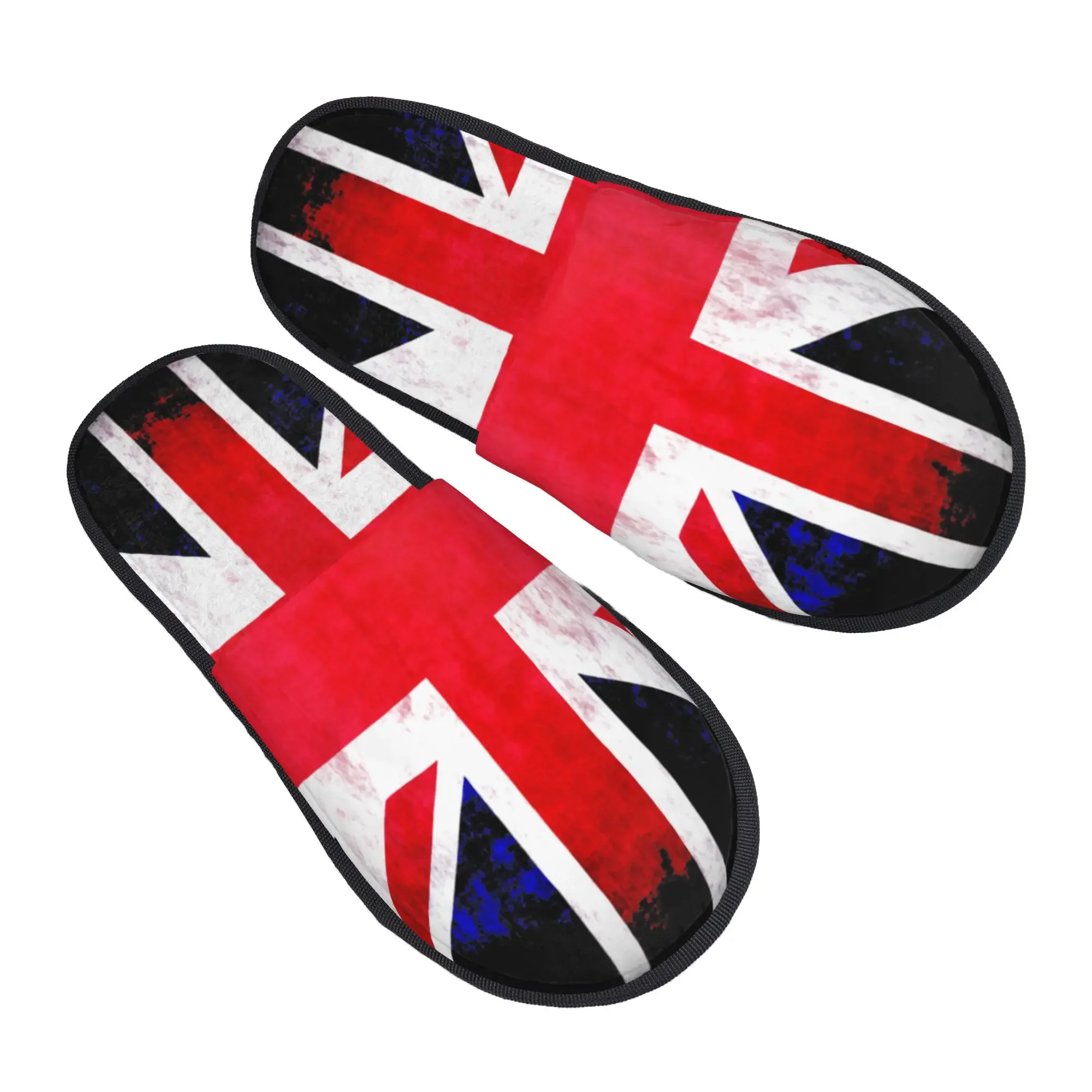 United Kingdom Flag Great Britain Flag British Flag Memory Foam Slippers Couple Family Winter Warm House Slippers