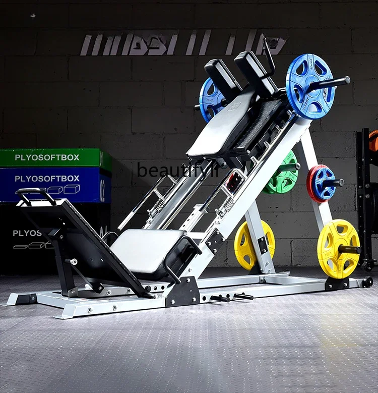 A49 Commercial Pedal Machine Pedal Trainer 45 Degree Squat Machine Professional Leg Strength Fitness Equipment