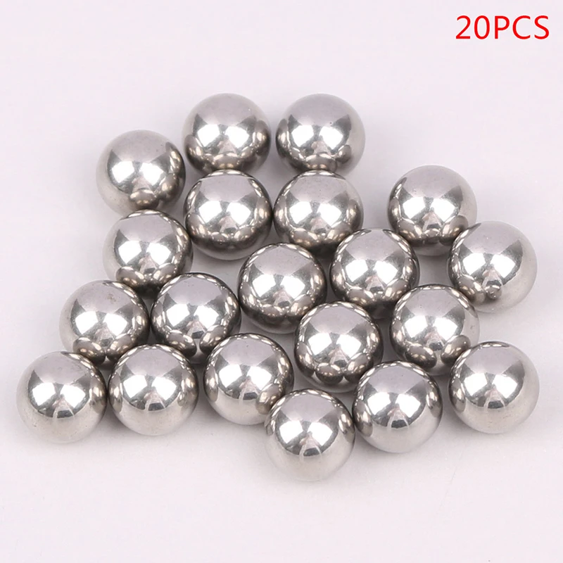 Accessorio modello Mini sfera di miscelazione della vernice in acciaio inossidabile anticorrosione da 20 pezzi per agitare il diametro della vernice circa 7mm