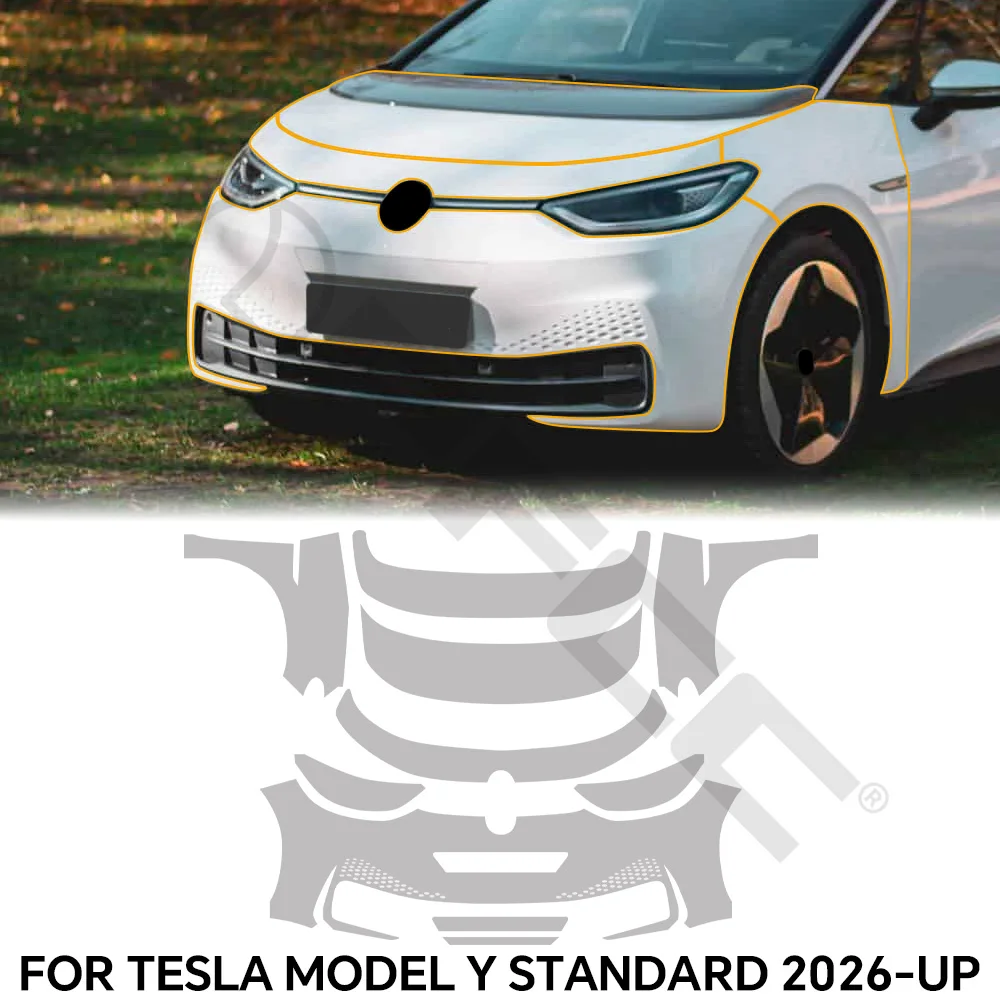 

For Volkswagen VW ID.3 2020-2023 TPU Paint Protection Film Pre-cut PPF Car Body Anti-Scratch Clear Sticker Resistant Repairable